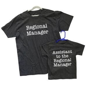 The Office Shirt Set The Home T brand Size Adult Large & Kids 4T